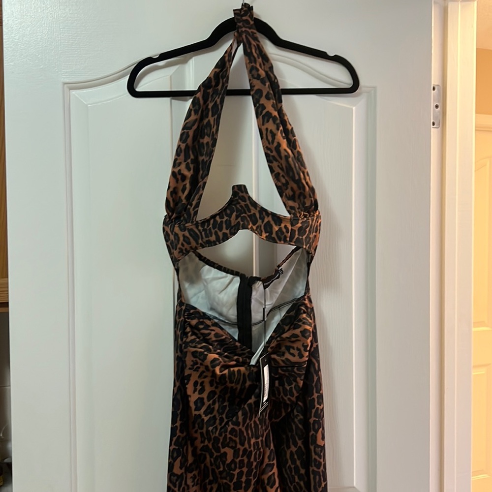 PrettyLitteThing leopard print dress